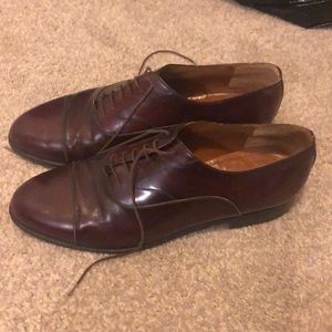 Salvatore Ferragamo mens leather dress shoes 11 2E